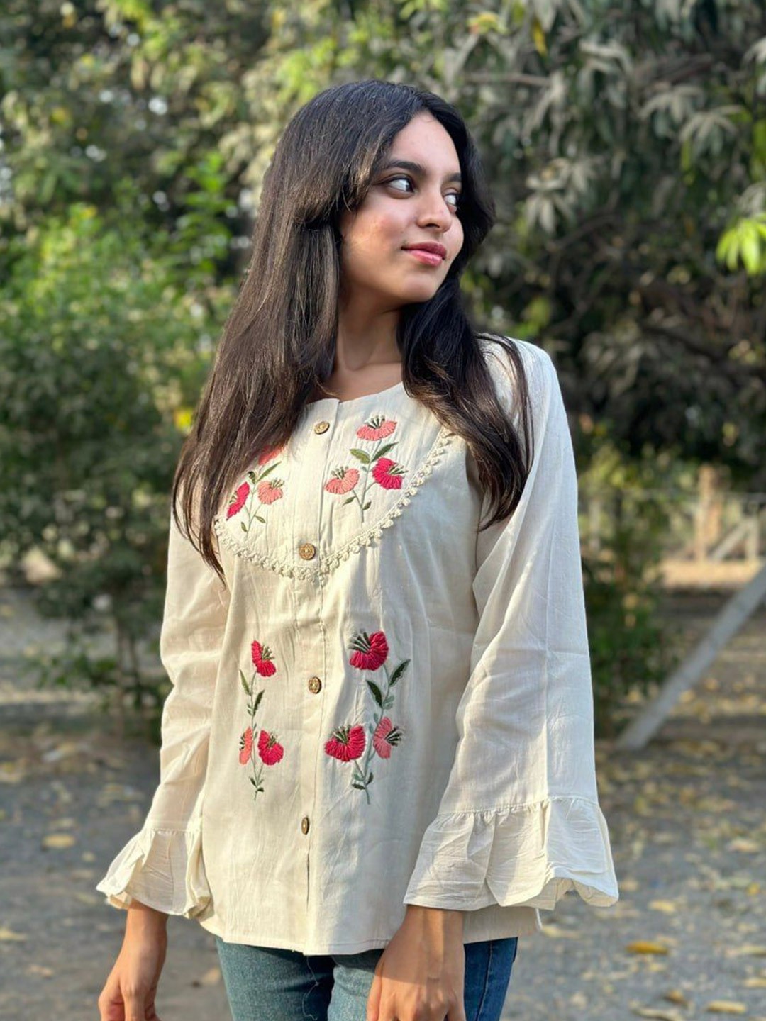 Women Khadi Kurtis - Image 2