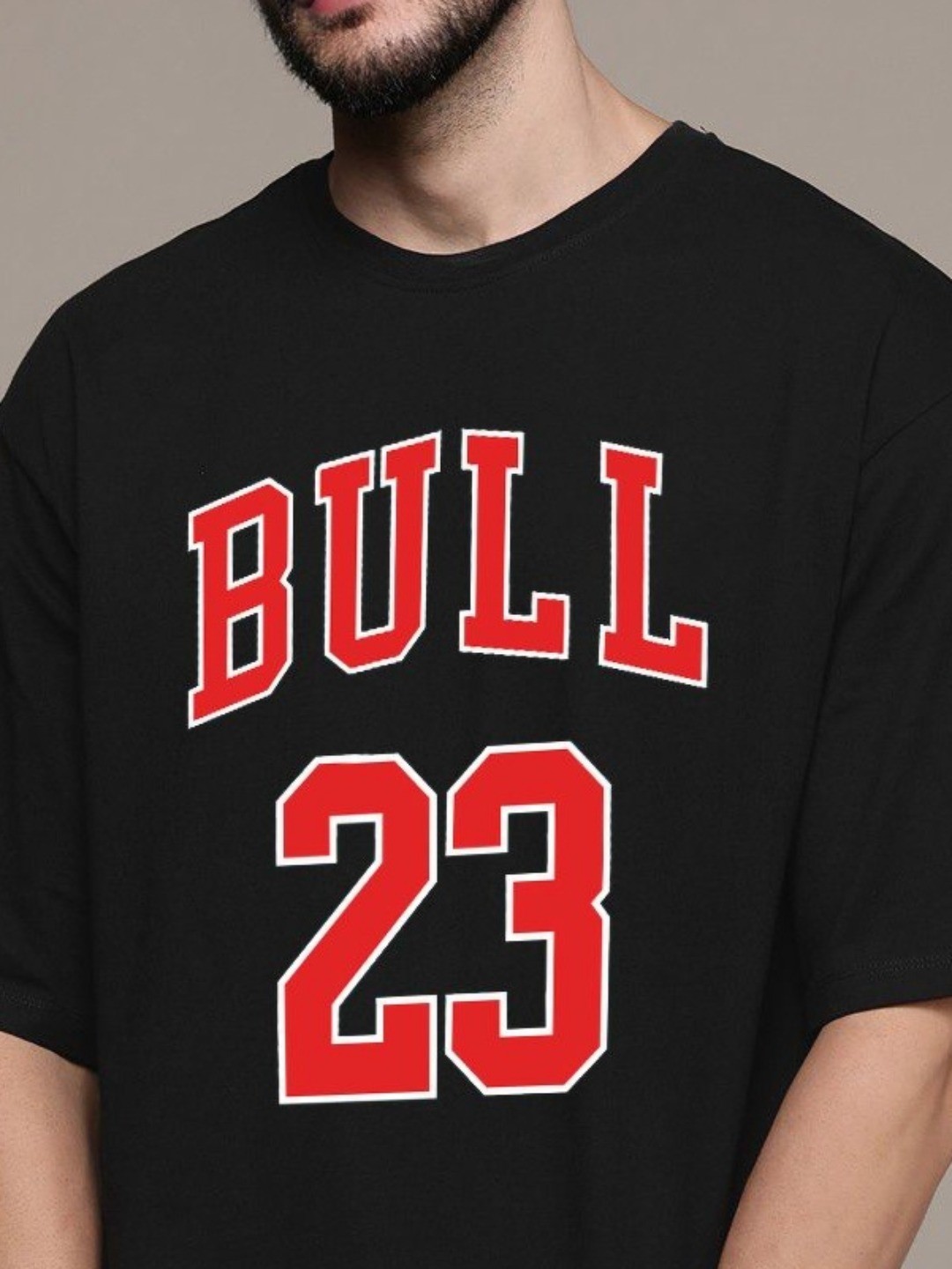 Unisex Printed Applique T-shirt - Image 2