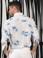Floren Slim Fit Printed Cotton Shirt - Image 2